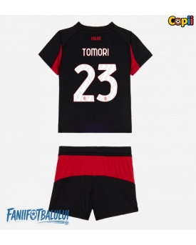 AC Milan Fikayo Tomori #23 Echipament de Fotbal Replică 2025-26 Copii Acasa (+ Șorturi)